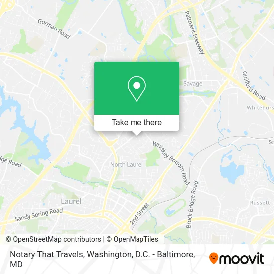 Notary That Travels map