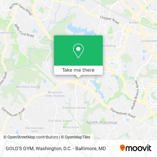 GOLD'S GYM map