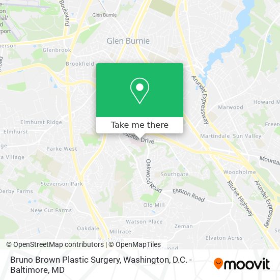 Bruno Brown Plastic Surgery map