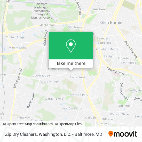 Zip Dry Cleaners map