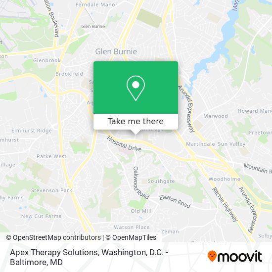 Apex Therapy Solutions map