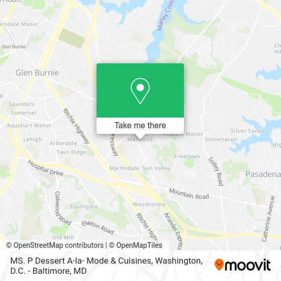 MS. P Dessert A-la- Mode & Cuisines map