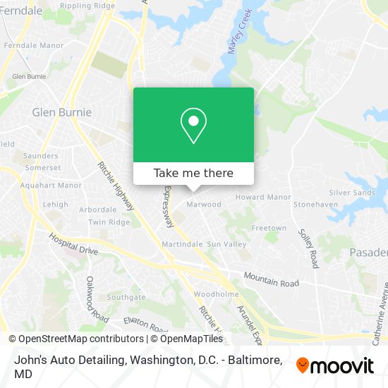 John's Auto Detailing map