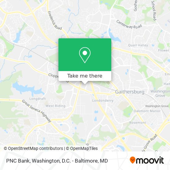 PNC Bank map