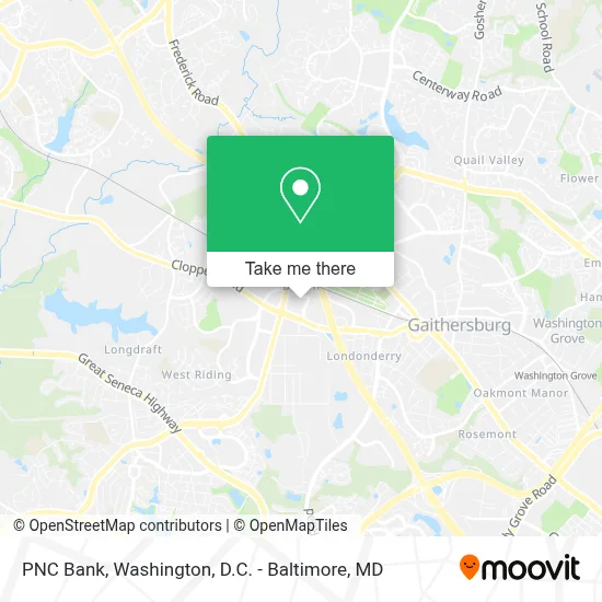 PNC Bank map