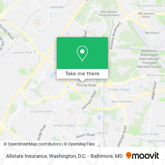 Allstate Insurance map