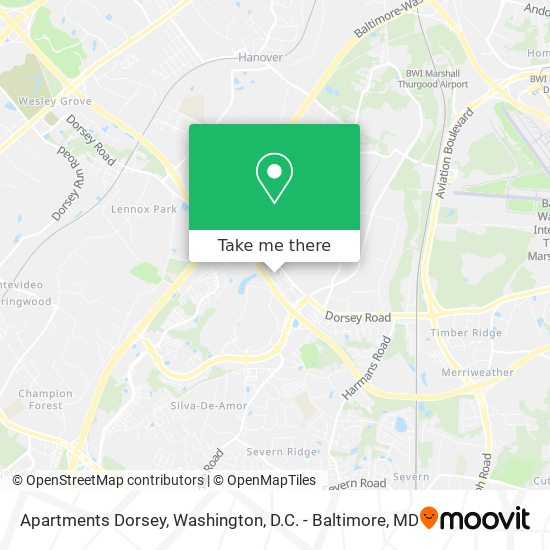 Mapa de Apartments Dorsey