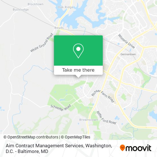 Aim Contract Management Services map