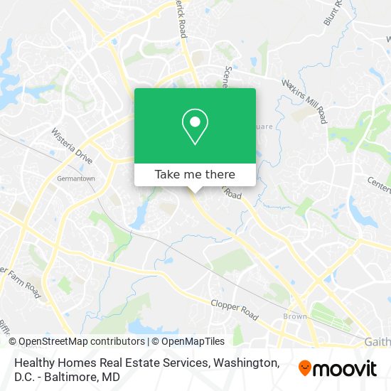Healthy Homes Real Estate Services map