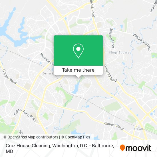 Cruz House Cleaning map