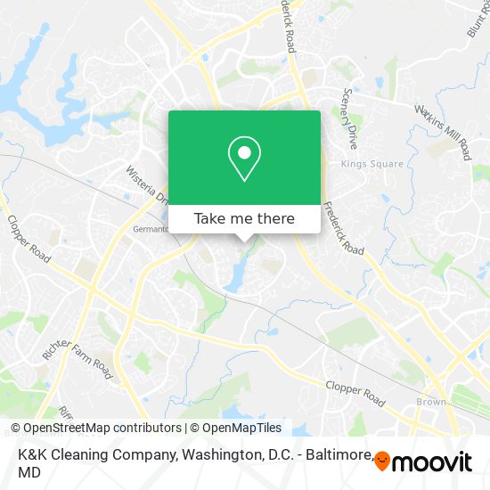 Mapa de K&K Cleaning Company