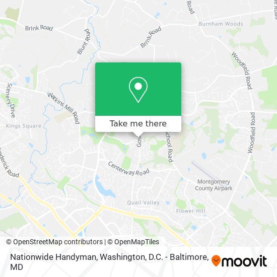 Nationwide Handyman map