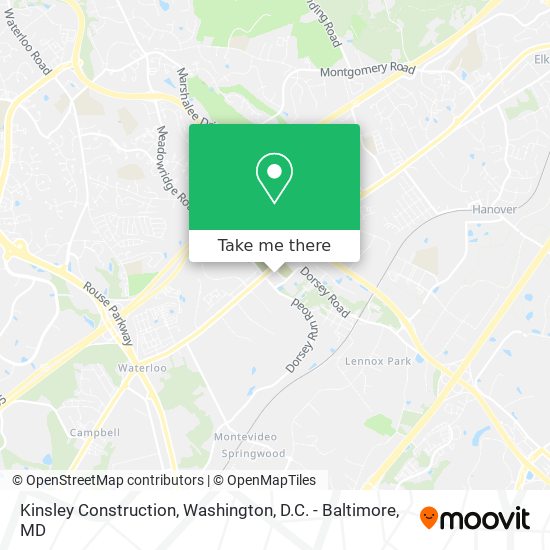 Mapa de Kinsley Construction
