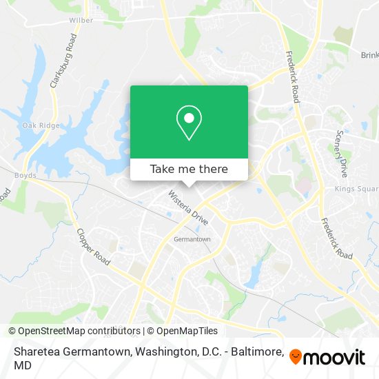 Sharetea Germantown map