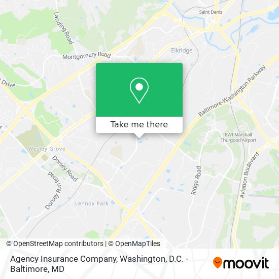 Agency Insurance Company map