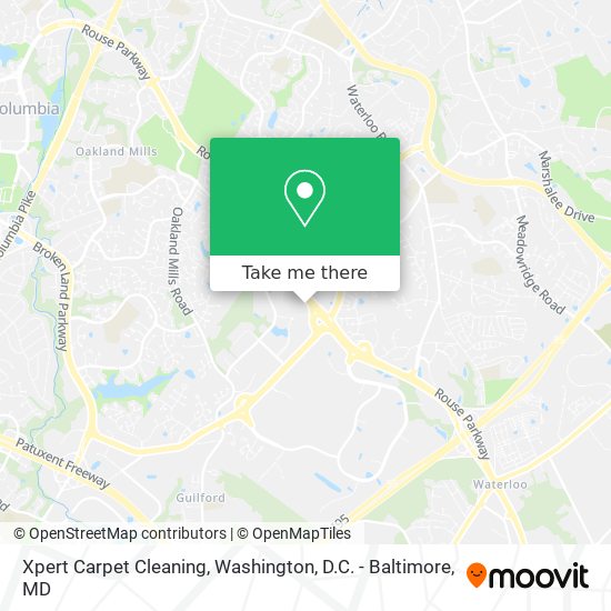 Xpert Carpet Cleaning map