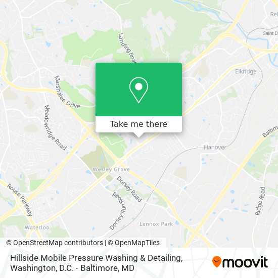 Hillside Mobile Pressure Washing & Detailing map