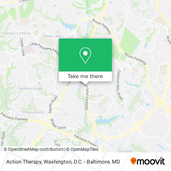 Action Therapy map