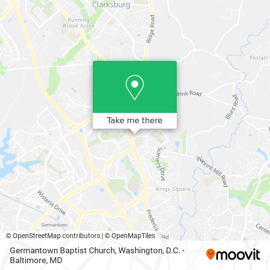 Mapa de Germantown Baptist Church