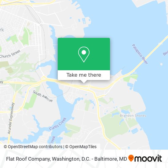 Flat Roof Company map