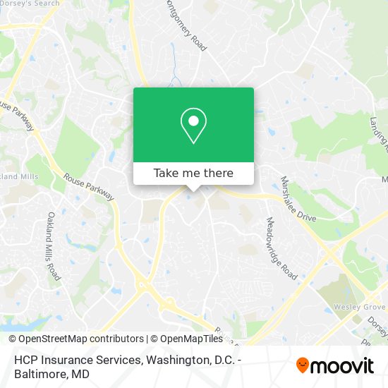HCP Insurance Services map