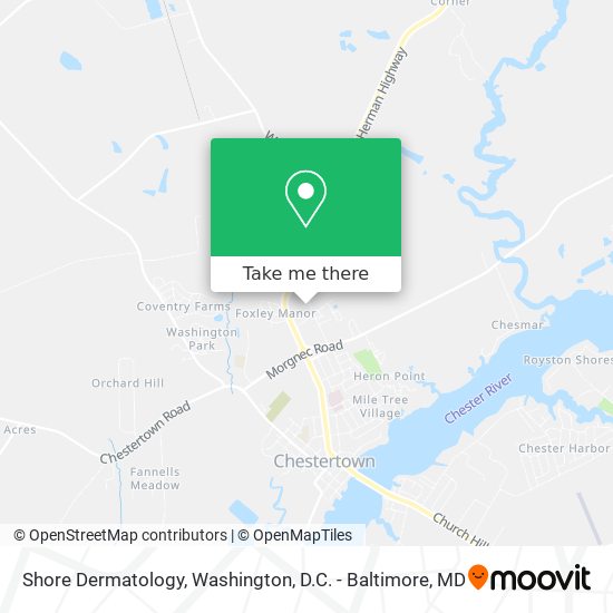 Shore Dermatology map