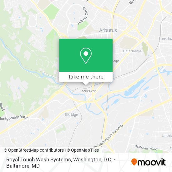 Royal Touch Wash Systems map