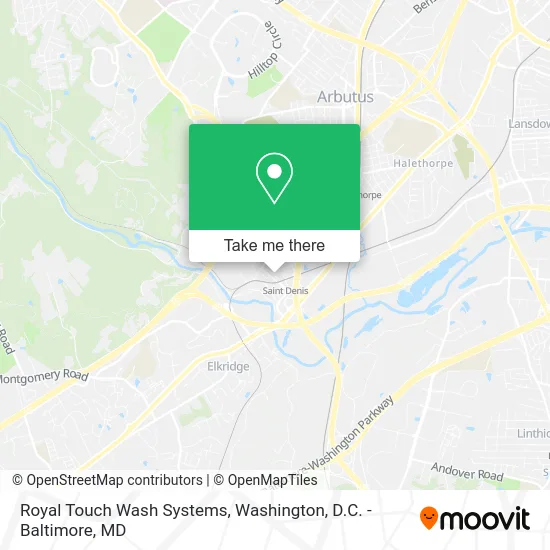 Royal Touch Wash Systems map