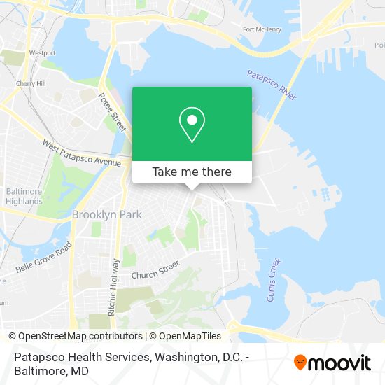 Mapa de Patapsco Health Services