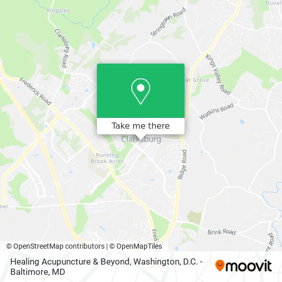 Healing Acupuncture & Beyond map