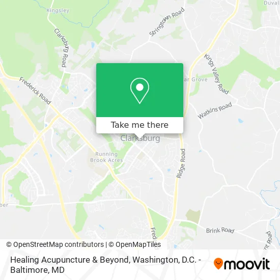 Healing Acupuncture & Beyond map