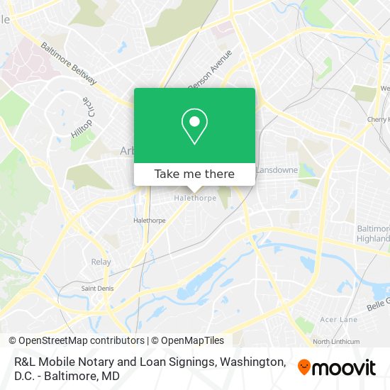 R&L Mobile Notary and Loan Signings map