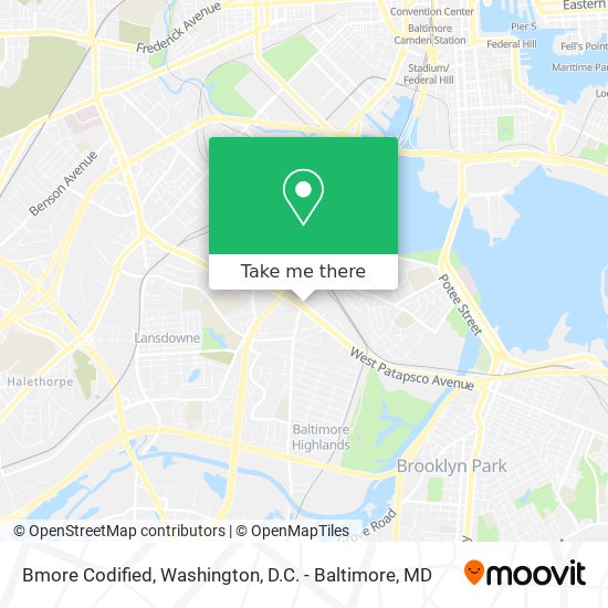 Mapa de Bmore Codified