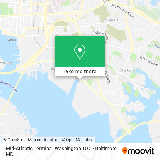 Mid-Atlantic Terminal map