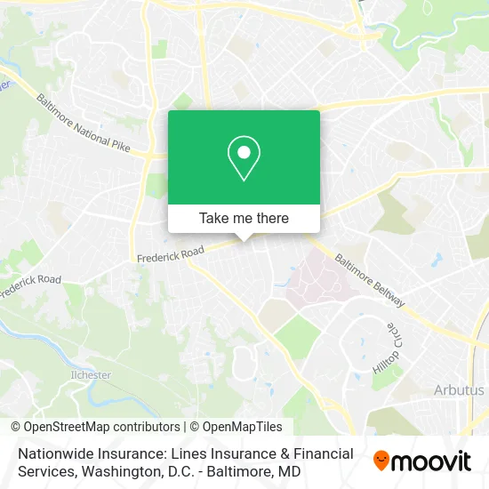 Nationwide Insurance: Lines Insurance & Financial Services map