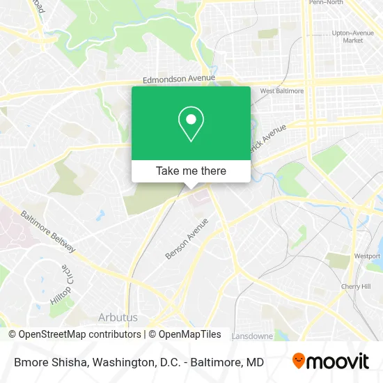 Bmore Shisha map