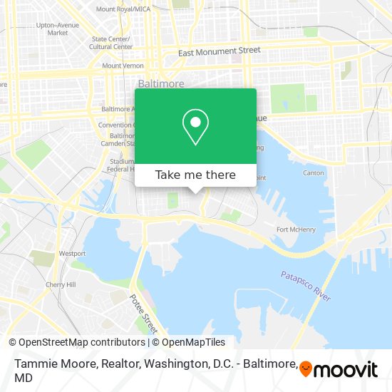 Mapa de Tammie Moore, Realtor