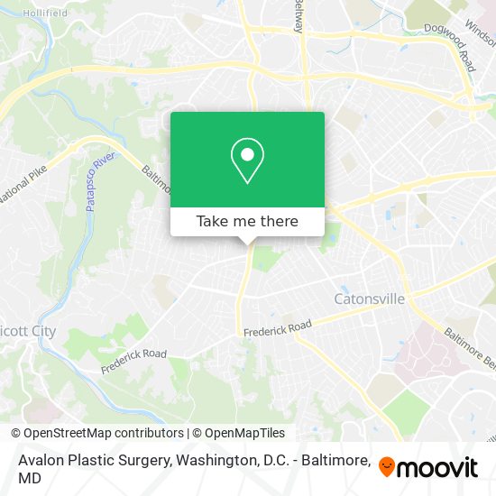 Avalon Plastic Surgery map