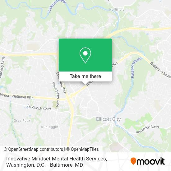 Innovative Mindset Mental Health Services map