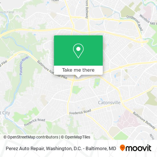 Perez Auto Repair map