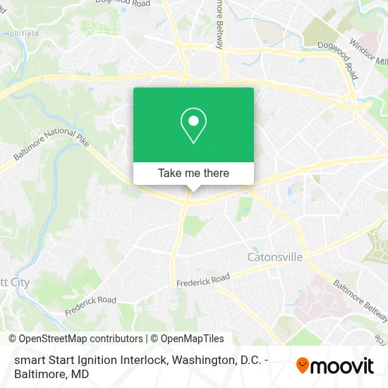 smart Start Ignition Interlock map