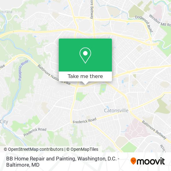 BB Home Repair and Painting map