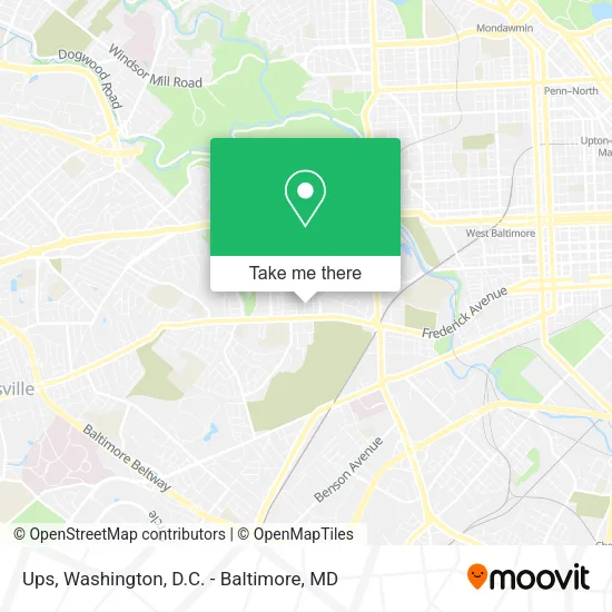 Ups map