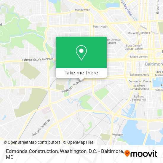 Edmonds Construction map