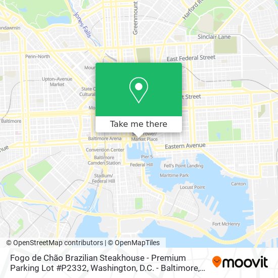 Mapa de Fogo de Chão Brazilian Steakhouse - Premium Parking Lot #P2332