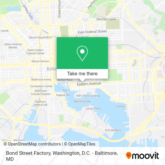 Bond Street Factory map