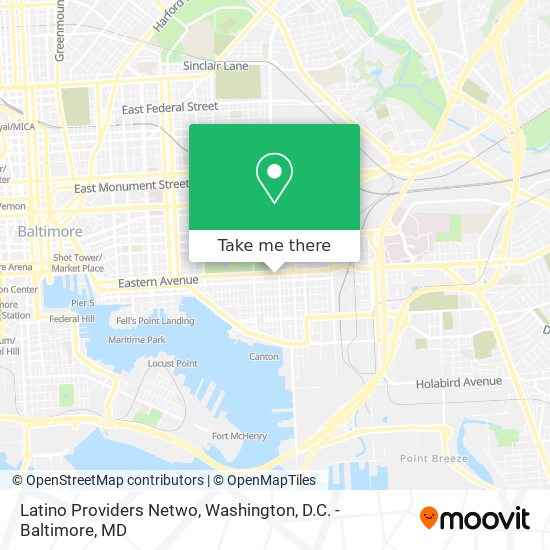 Latino Providers Netwo map