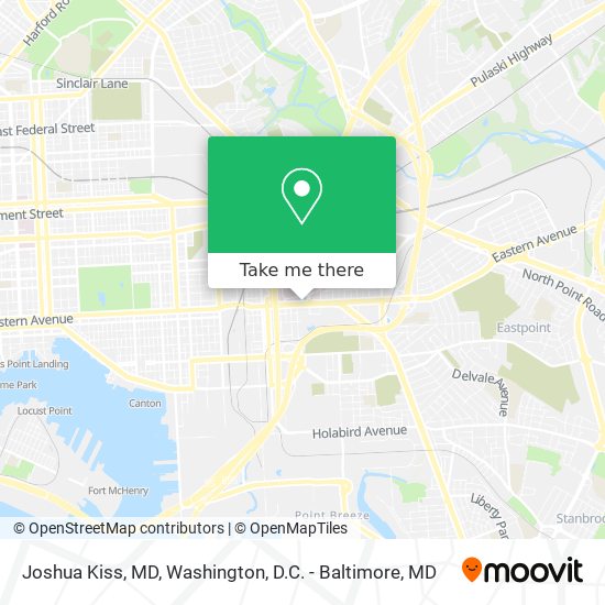 Mapa de Joshua Kiss, MD