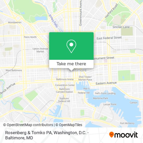 Rosenberg & Tomko PA map