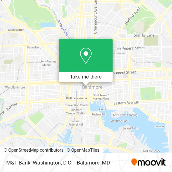M&T Bank map